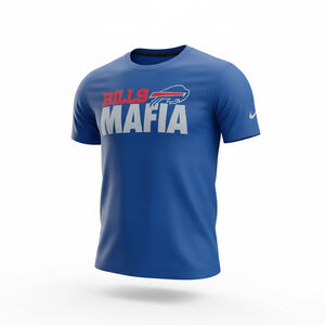 Nike Women's Large Blue Buffalo Bills Mafia Hometown Collection Cotton T-Shirt